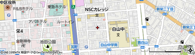 愛知県名古屋市中区新栄1丁目10-21周辺の地図