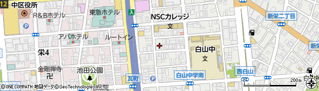 愛知県名古屋市中区新栄1丁目10-28周辺の地図