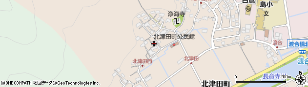 滋賀県近江八幡市北津田町1004周辺の地図
