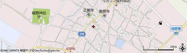 滋賀県愛知郡愛荘町蚊野1380周辺の地図