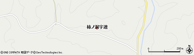 愛知県設楽町（北設楽郡）津具（柿ノ沢宇連）周辺の地図