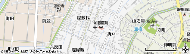愛知県あま市七宝町川部屋敷代112周辺の地図