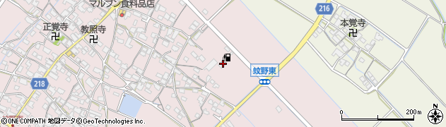 滋賀県愛知郡愛荘町蚊野584周辺の地図