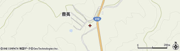 千葉県君津市豊英周辺の地図