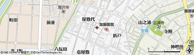 愛知県あま市七宝町川部屋敷代111周辺の地図