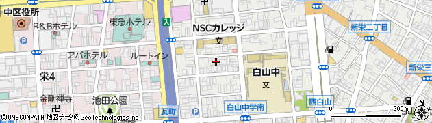 愛知県名古屋市中区新栄1丁目10-6周辺の地図