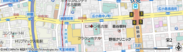 リエベヒルトン名古屋店周辺の地図
