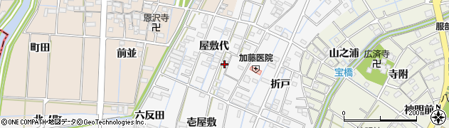 愛知県あま市七宝町川部屋敷代69周辺の地図