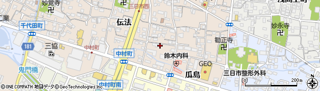 静岡県富士市伝法3070周辺の地図