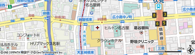 愛知県名古屋市中区栄1丁目2-7周辺の地図
