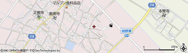 滋賀県愛知郡愛荘町蚊野443周辺の地図