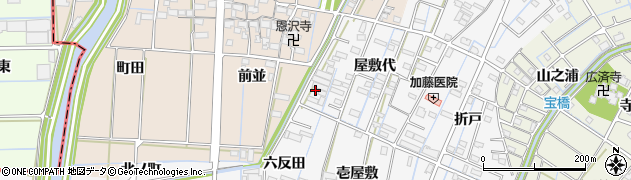 愛知県あま市七宝町川部屋敷代23周辺の地図