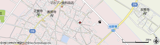 滋賀県愛知郡愛荘町蚊野1492周辺の地図