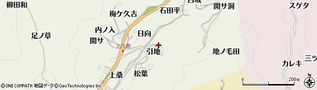 愛知県豊田市新盛町引地周辺の地図