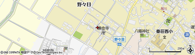 愛荘町立　郷土の偉人館・西澤眞藏記念館周辺の地図