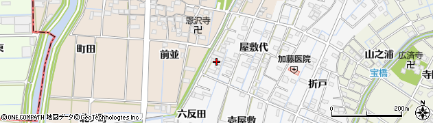 愛知県あま市七宝町川部屋敷代20周辺の地図