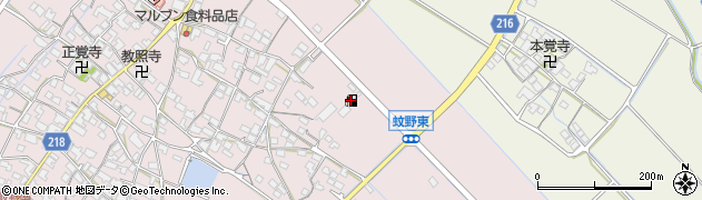 滋賀県愛知郡愛荘町蚊野585周辺の地図