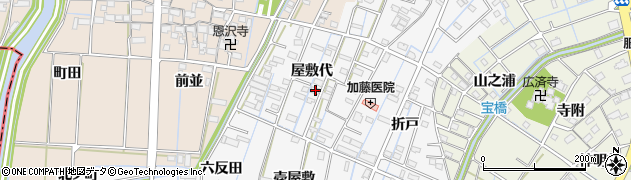 愛知県あま市七宝町川部屋敷代54周辺の地図