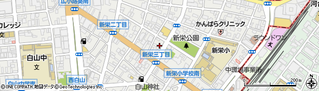 韓国料理＆居酒屋 TOMOYA 新栄周辺の地図