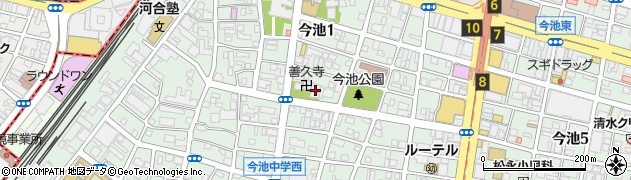 善久寺周辺の地図