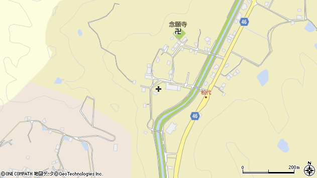 〒694-0025 島根県大田市久利町松代の地図