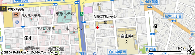 愛知県名古屋市中区新栄1丁目9-27周辺の地図