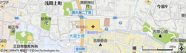 セリアＭＥＧＡドン・キホーテＵＮＹ富士吉原店周辺の地図