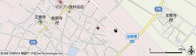 滋賀県愛知郡愛荘町蚊野435周辺の地図