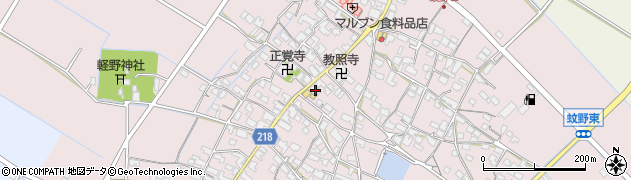 滋賀県愛知郡愛荘町蚊野1446周辺の地図