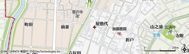 愛知県あま市七宝町川部屋敷代17周辺の地図