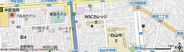 愛知県名古屋市中区新栄1丁目9-25周辺の地図