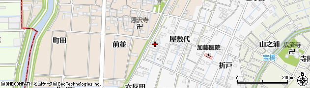 愛知県あま市七宝町川部屋敷代16周辺の地図