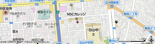 愛知県名古屋市中区新栄1丁目9-21周辺の地図