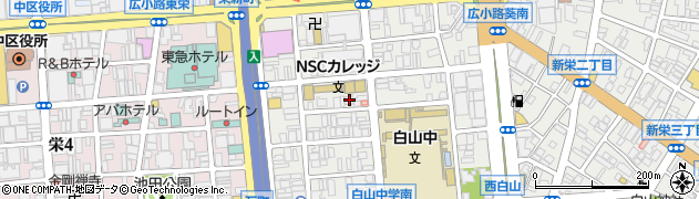 愛知県名古屋市中区新栄1丁目9-20周辺の地図