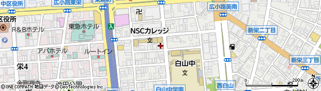 愛知県名古屋市中区新栄1丁目9-15周辺の地図