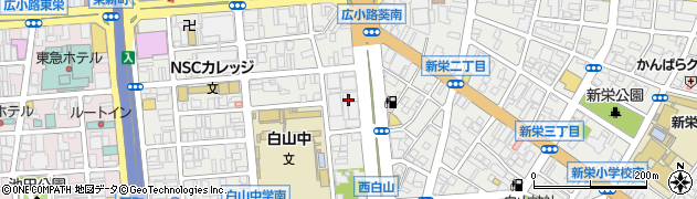 愛知県名古屋市中区新栄1丁目7周辺の地図