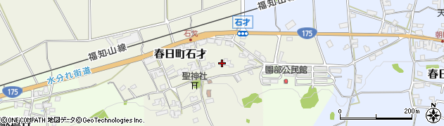 兵庫県丹波市春日町石才200周辺の地図