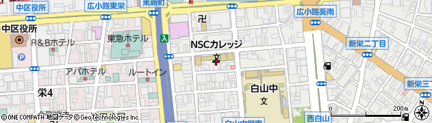愛知県名古屋市中区新栄1丁目9周辺の地図