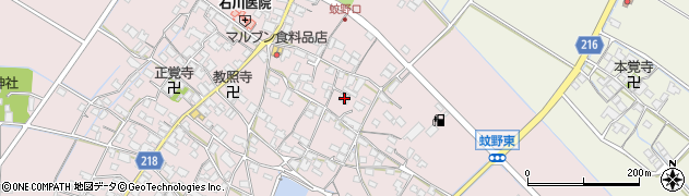 滋賀県愛知郡愛荘町蚊野1495周辺の地図