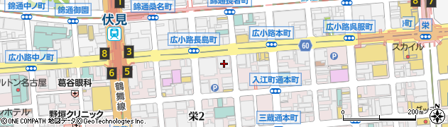 農林中央金庫　名古屋支店窓口業務班周辺の地図