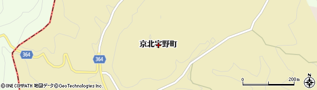 京都府京都市右京区京北宇野町周辺の地図