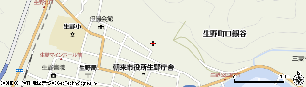 兵庫県朝来市生野町口銀谷周辺の地図