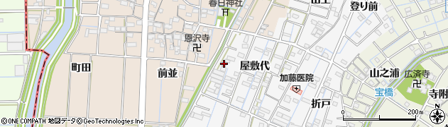 愛知県あま市七宝町川部屋敷代14周辺の地図