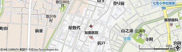 愛知県あま市七宝町川部屋敷代96周辺の地図