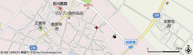 滋賀県愛知郡愛荘町蚊野1501周辺の地図