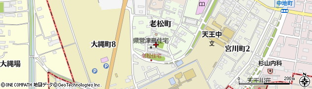 津島住宅周辺の地図