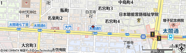 名古屋銀行中村支店周辺の地図