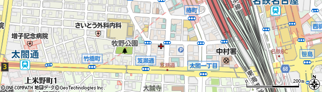 スマイルホテル名古屋新幹線口周辺の地図