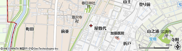 愛知県あま市七宝町川部屋敷代11周辺の地図