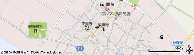 滋賀県愛知郡愛荘町蚊野1569周辺の地図